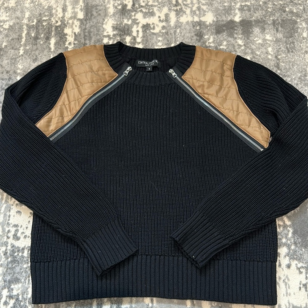 Central Park West Black Small Sweater